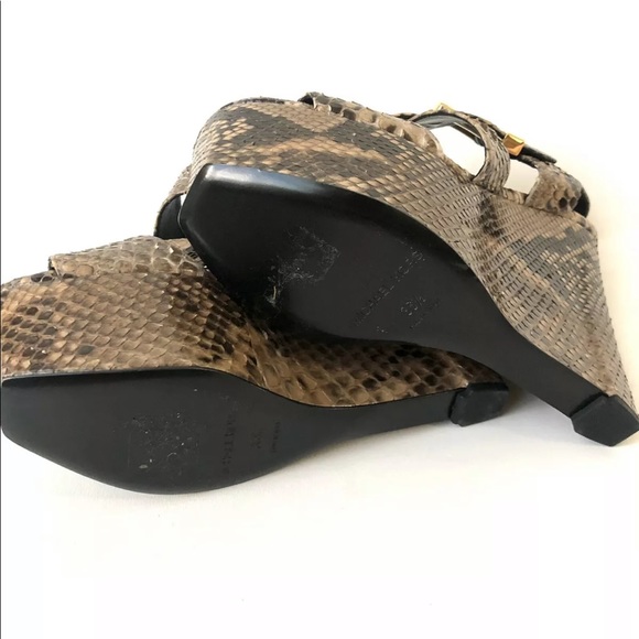 EUC Michael Kors 36.5 Reptile Print Wedge Platform - Picture 4 of 4